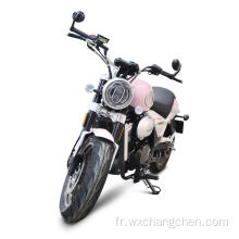 Motorcycle de course cool populaire pour adultes à longue portée de 130 km / h frein à disque 250cc vélo à essence à moteur